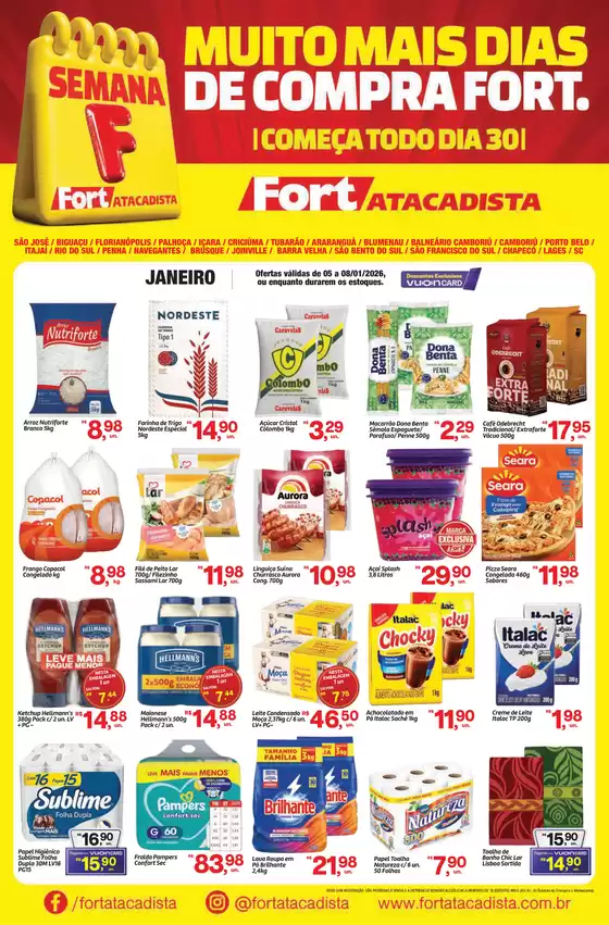 Catálogo Fort Atacadista em São João de Meriti | SC Fort Semana F 05 a 08 JAN 26 regional | 2026-01-05T00:00:00.000Z - 2026-01-08T00:00:00.000Z