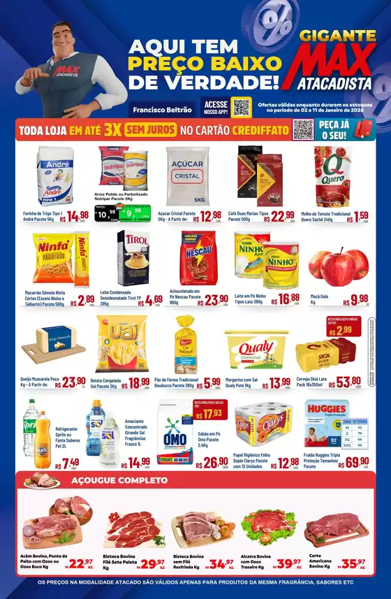 Catálogo Max Atacadista em Fortaleza | Melhores ofertas para compradores econômicos | 2026-01-02T00:00:00.000Z - 2026-01-11T00:00:00.000Z