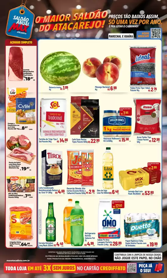 Catálogo Max Atacadista em Fortaleza | Nossas melhores pechinchas | 2026-01-03T00:00:00.000Z - 2026-01-06T00:00:00.000Z