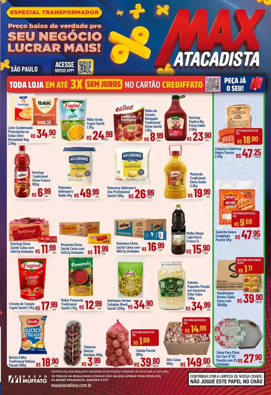 Catálogo Max Atacadista em Fortaleza | Ótima oferta para caçadores de pechinchas | 2026-02-01T00:00:00.000Z - 2026-10-01T00:00:00.000Z