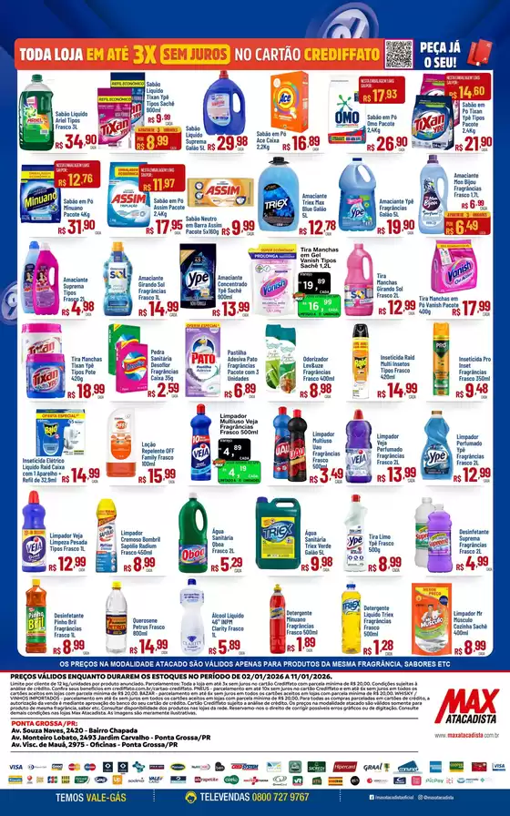 Catálogo Max Atacadista em Fortaleza | Ofertas exclusivas e pechinchas | 2026-02-01T00:00:00.000Z - 2026-11-01T00:00:00.000Z