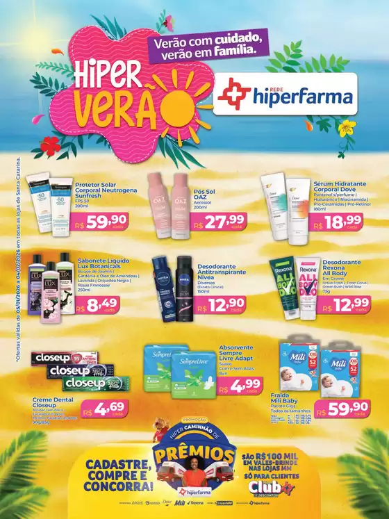 Catálogo Hiper Farma em Divinópolis | Catálogo Santa Catarina | 2026-01-05T00:00:00.000Z - 2026-02-04T00:00:00.000Z