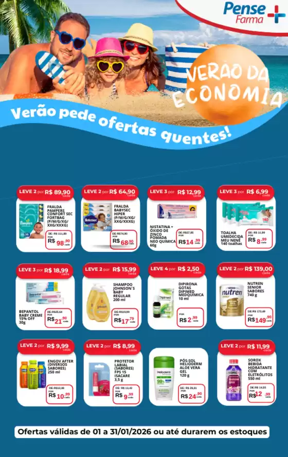 Catálogo Pense Farma em Divinópolis | Encarte Pense Farma | 2026-01-01T00:00:00.000Z - 2026-01-31T00:00:00.000Z