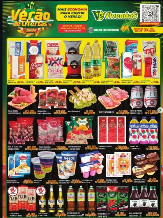 Catálogo Vivendas Supermercado em Conceição do Jacuípe | Veran de Otertas | 2026-01-05T00:00:00.000Z - 2026-01-11T00:00:00.000Z