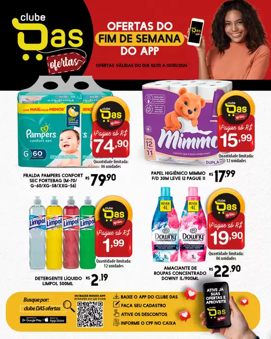 Catálogo Rede DAS | Ofertas Do Fim De Semana Do App | 2026-01-05T00:00:00.000Z - 2026-01-05T00:00:00.000Z