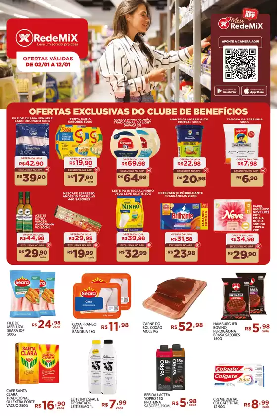 Catálogo Rede Mix | OFERTAS EXCLUSIVAS DO CLUBE DE BENEFÍCIOS | 2026-01-06T00:00:00.000Z - 2026-01-12T00:00:00.000Z