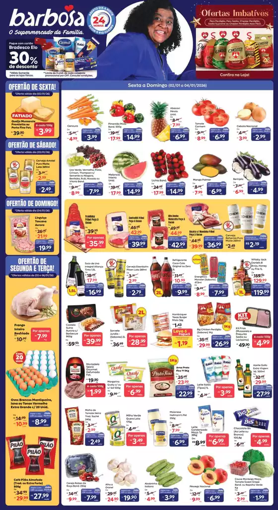 Catálogo Barbosa Supermercados | Ofertas Imbatível | 2026-01-05T00:00:00.000Z - 2026-01-06T00:00:00.000Z