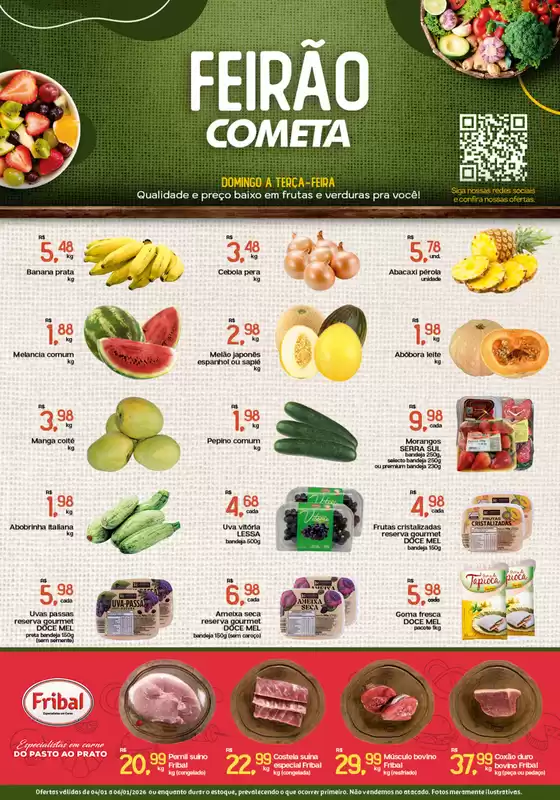 Catálogo Cometa Supermercados em Guarulhos | Feirão Cometa | 2026-01-05T00:00:00.000Z - 2026-01-06T00:00:00.000Z