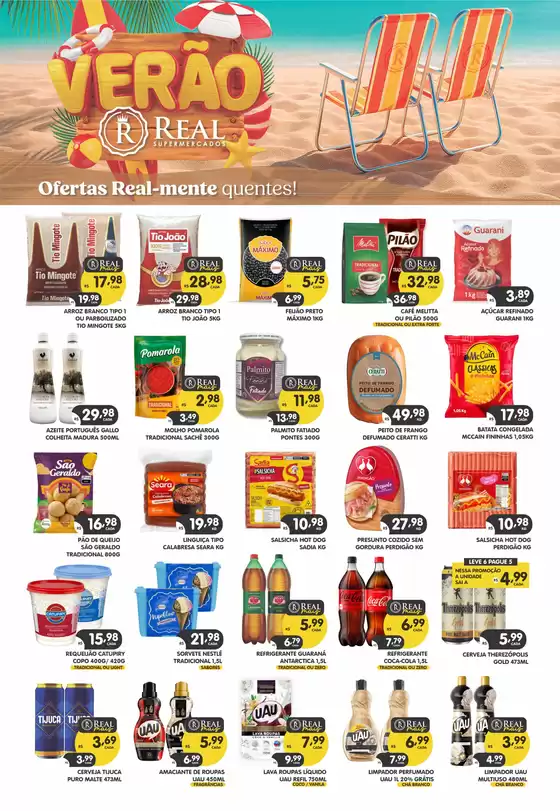 Catálogo Supermercados Real em Caruaru | Verão De Ofertas | 2026-01-05T00:00:00.000Z - 2026-01-15T00:00:00.000Z