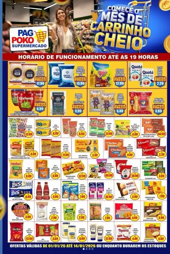 Catálogo Supermercado Pag Poko em Caruaru | COMECE O MES DE CARRINHО CHEIO | 2026-01-05T00:00:00.000Z - 2026-01-14T00:00:00.000Z
