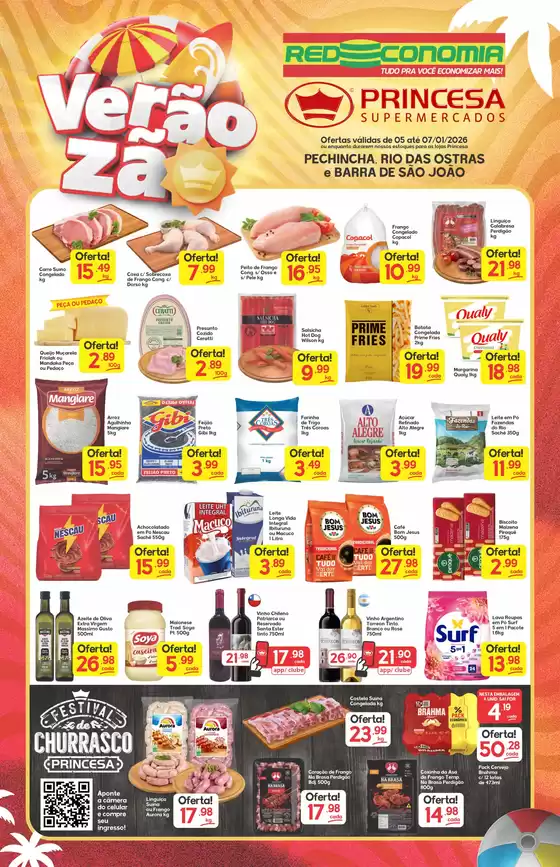 Catálogo Princesa Supermercados | Verãozão G4 Ostras - 05 a 07-01-2026 | 2026-01-05T00:00:00.000Z - 2026-01-08T00:00:00.000Z