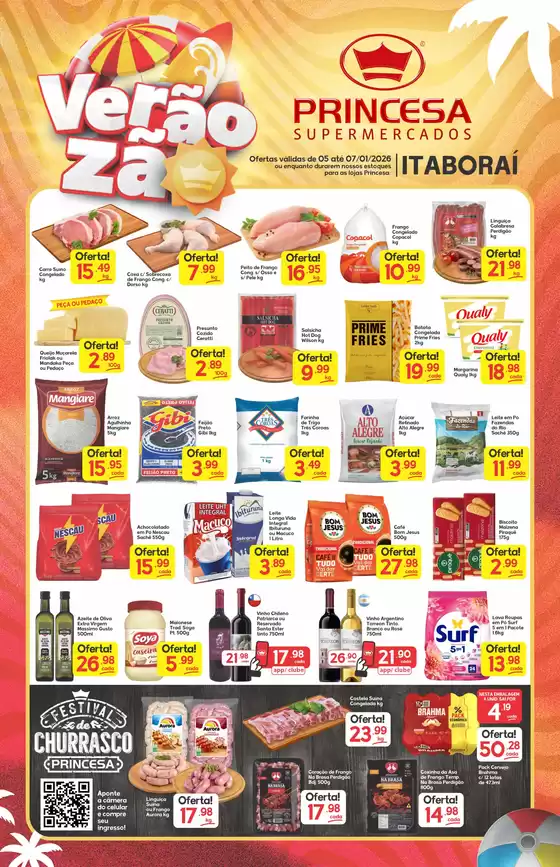 Catálogo Princesa Supermercados | Verãozão Itaborai - 05 a 07-01-2026 | 2026-01-05T00:00:00.000Z - 2026-01-08T00:00:00.000Z