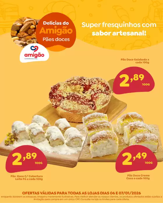 Catálogo Amigão Supermercados | Delicias Do Amigão | 2026-01-06T00:00:00.000Z - 2026-01-07T00:00:00.000Z