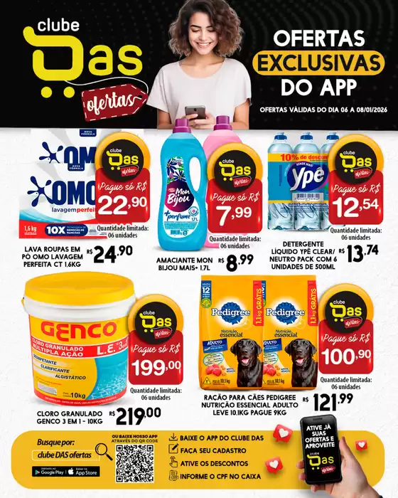 Catálogo Rede DAS | Ofertas Exclusivas DO APP | 2026-01-06T00:00:00.000Z - 2026-01-08T00:00:00.000Z