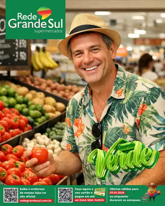 Catálogo Rede Grande Sul | VENHA PARA A QUARTA VERDE | 2026-01-07T00:00:00.000Z - 2026-01-07T00:00:00.000Z