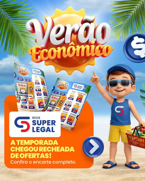 Catálogo Rede Super Legal de Supermercados | Verão Economia | 2026-01-07T00:00:00.000Z - 2026-01-10T00:00:00.000Z