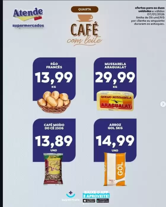Catálogo Atende Mais | Quarta Café | 2026-01-07T00:00:00.000Z - 2026-01-07T00:00:00.000Z