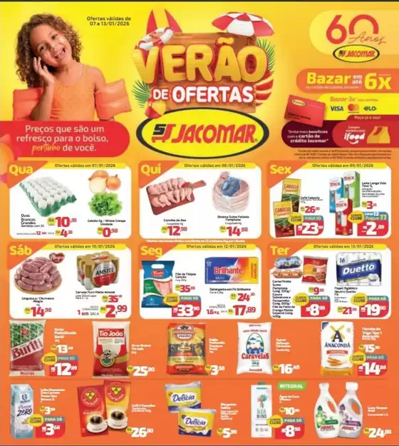 Catálogo Supermercado Jacomar | Verão De Ofertas | 2026-01-07T00:00:00.000Z - 2026-01-13T00:00:00.000Z