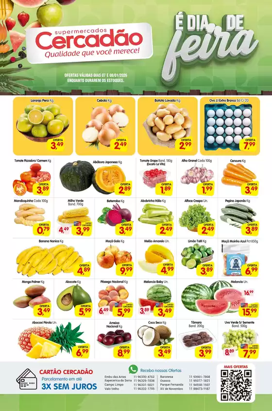 Catálogo Cercadão em São Paulo | É DIA DE feira | 2026-01-07T00:00:00.000Z - 2026-01-08T00:00:00.000Z