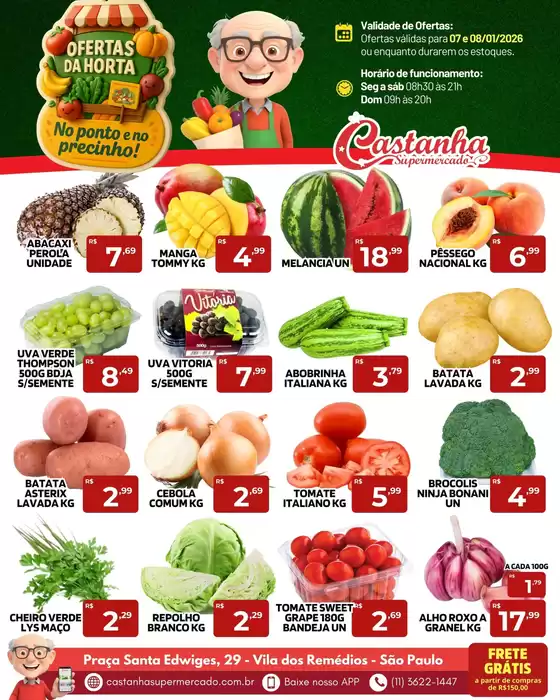 Catálogo Supermercado Castanha em Niterói | Encarte Supermercado Castanha | 2026-01-07T00:00:00.000Z - 2026-01-08T00:00:00.000Z