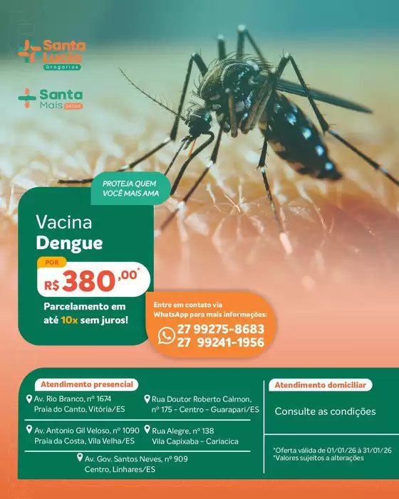 Catálogo Farmácia Santa Lúcia | Ampla seleção de ofertas | 2026-01-01T00:00:00.000Z - 2026-01-31T00:00:00.000Z