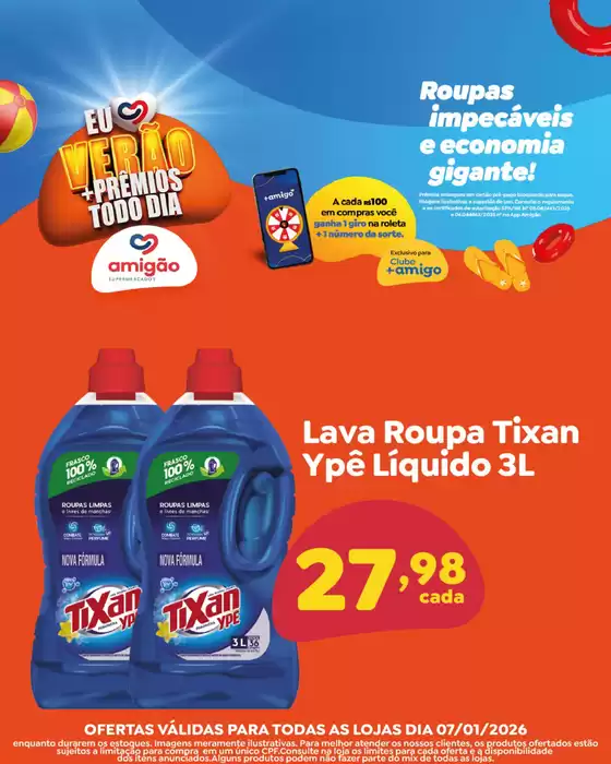 Catálogo Amigão Supermercados | Verão | 2026-01-07T00:00:00.000Z - 2026-01-07T00:00:00.000Z