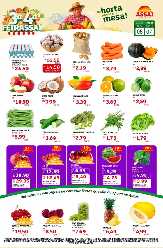 Catálogo Assaí Atacadista em Taboão da Serra | Grandes descontos em produtos selecionados | 2026-01-07T00:00:00.000Z - 2026-01-07T00:00:00.000Z