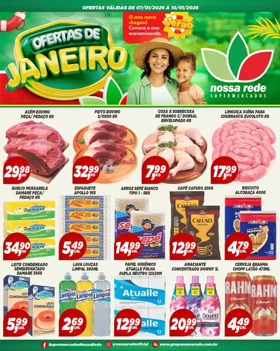 Catálogo Nossa Rede Supermercados em Santo André | Ofertas de Janeiro | 2026-01-07T00:00:00.000Z - 2026-01-10T00:00:00.000Z