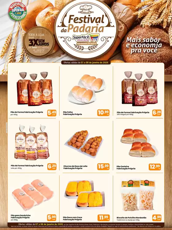 Catálogo SuperFácil Atacado em Santo André | Festival Da Padaria | 2026-01-07T00:00:00.000Z - 2026-01-08T00:00:00.000Z