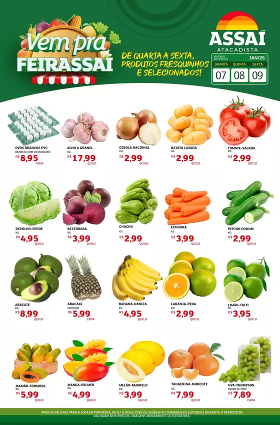 Catálogo Assaí Atacadista em Marabá | Melhores ofertas para todos os caçadores de pechinchas | 2026-01-07T00:00:00.000Z - 2026-01-09T00:00:00.000Z