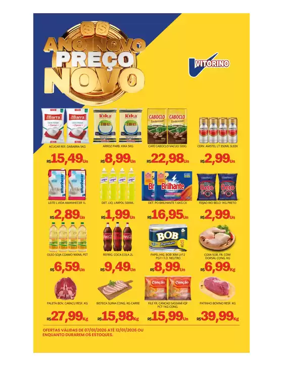 Catálogo Supermercado Vitorino em Niterói | Ano Novo Preço Novo | 2026-01-07T00:00:00.000Z - 2026-01-12T00:00:00.000Z