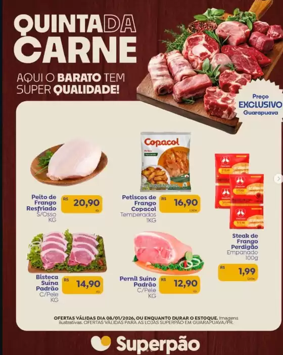 Catálogo Superpão em Volta Redonda | Quinta Da Carne | 2026-01-08T00:00:00.000Z - 2026-01-08T00:00:00.000Z