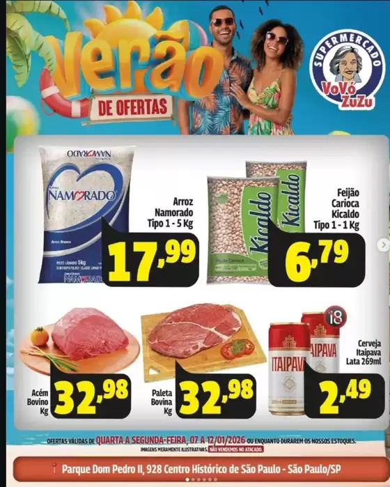 Catálogo Vovó Zuzu em Volta Redonda | Verão De Ofertas | 2026-01-08T00:00:00.000Z - 2026-01-12T00:00:00.000Z
