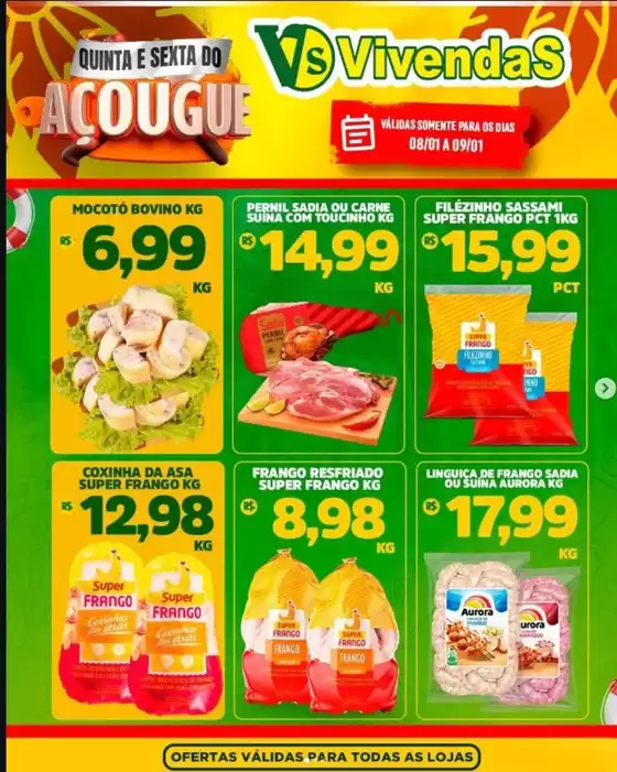 Catálogo Vivendas Supermercado em Volta Redonda | QUINTA E SEXTA DO AÇOUGUE | 2026-01-08T00:00:00.000Z - 2026-01-09T00:00:00.000Z