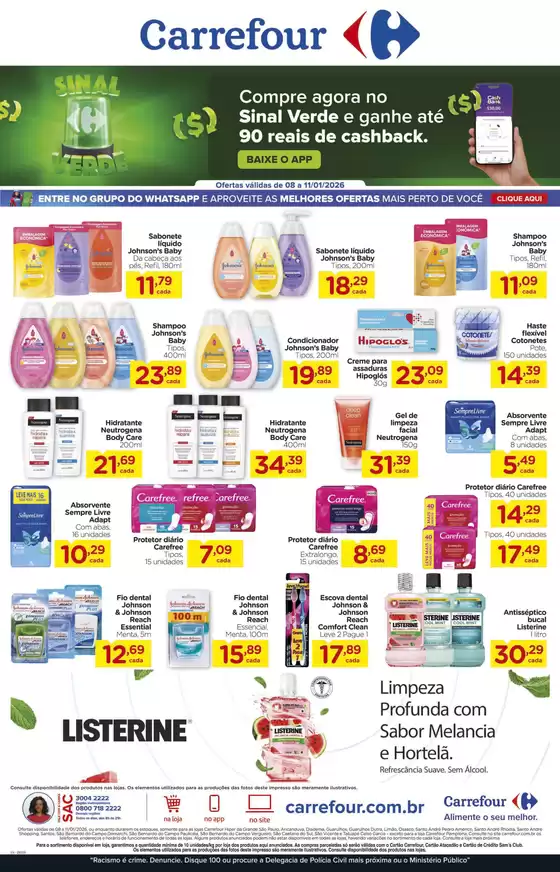 Catálogo Carrefour | Ofertas especiais atraentes para todos | 2026-01-08T00:00:00.000Z - 2026-01-11T00:00:00.000Z
