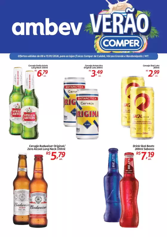 Catálogo Comper em Aracaju | Ofertas especiais para você | 2026-01-08T00:00:00.000Z - 2026-01-11T00:00:00.000Z