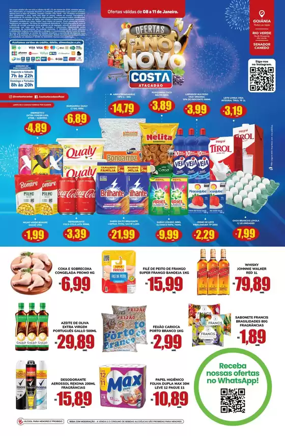 Catálogo Costa Atacadão em Cotia | Ofertas Costa Atacadão | 2026-01-08T00:00:00.000Z - 2026-01-11T00:00:00.000Z