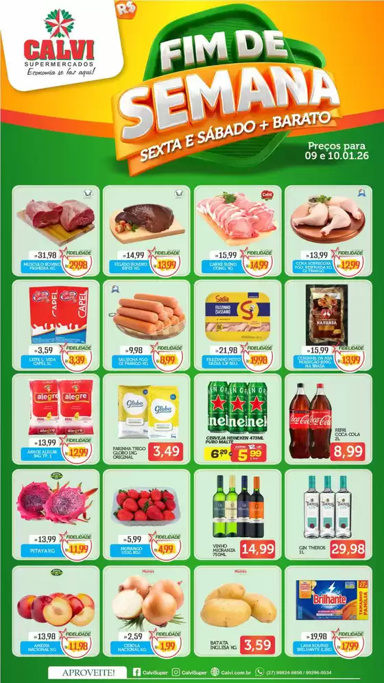 Catálogo Calvi Supermercados em Piratininga | Fim De Semana | 2026-01-09T00:00:00.000Z - 2026-01-10T00:00:00.000Z