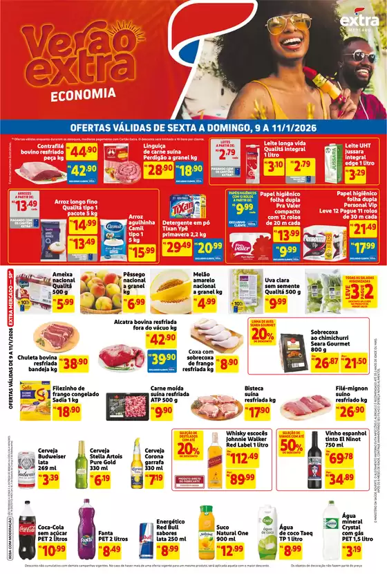 Catálogo Mercado Extra em Santo André | Descubra ofertas atraentes | 2026-01-09T00:00:00.000Z - 2026-01-11T00:00:00.000Z