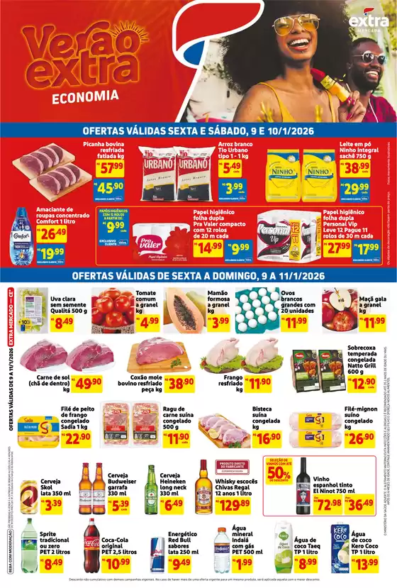 Catálogo Mercado Extra em Santo André | Melhores ofertas para todos os caçadores de pechinchas | 2026-01-09T00:00:00.000Z - 2026-01-11T00:00:00.000Z
