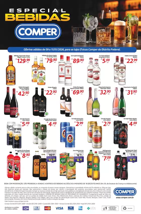Catálogo Comper em Lajeado | special Bebidas | 2026-01-09T00:00:00.000Z - 2026-01-11T00:00:00.000Z