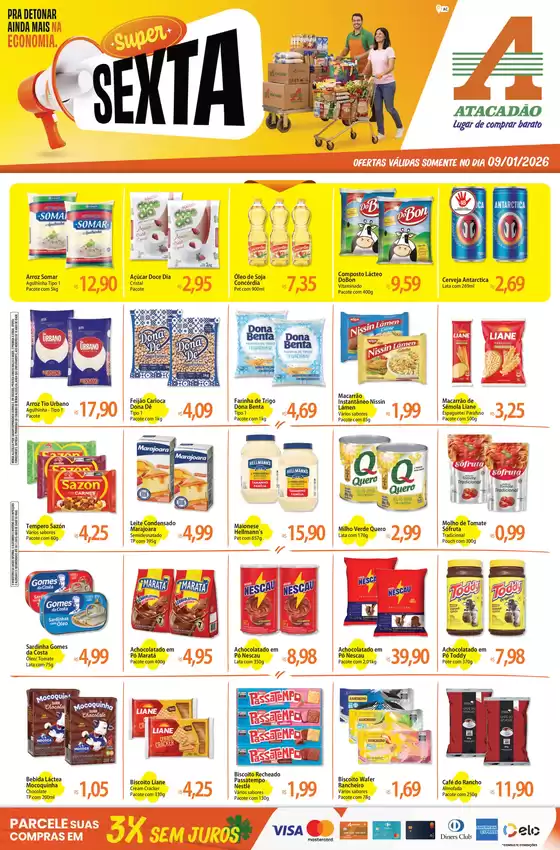 Catálogo Atacadão em Lajeado | Atacadão - Super Sexta | 2026-01-09T00:00:00.000Z - 2026-01-09T00:00:00.000Z