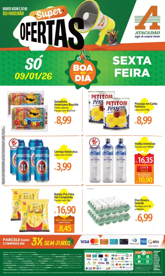 Catálogo Atacadão em Uberaba | Atacadão - Boa do Dia | 2026-01-09T00:00:00.000Z - 2026-01-09T00:00:00.000Z