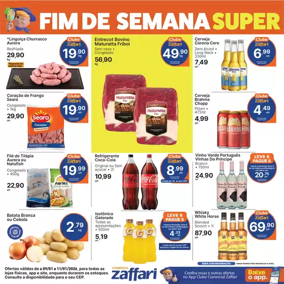 Catálogo Comercial Zaffari em Navegantes | FIM DE SEMANA | 2026-01-09T00:00:00.000Z - 2026-01-11T00:00:00.000Z