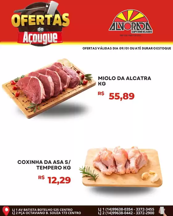 Catálogo Alvorada Supermercados em Guarulhos | Encarte Alvorada Supermercados | 2026-01-09T00:00:00.000Z - 2026-01-09T00:00:00.000Z