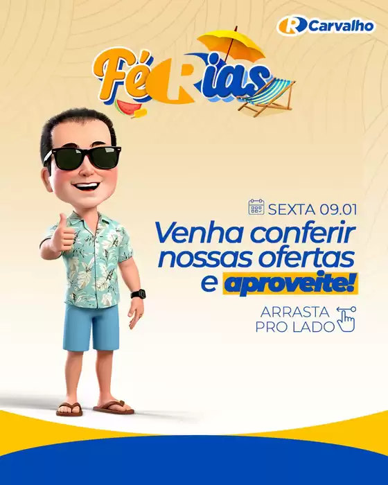 Catálogo R Carvalho Supermercado | Ofertas de férias | 2026-01-09T00:00:00.000Z - 2026-01-09T00:00:00.000Z