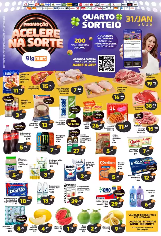 Catálogo Bigmart | Final de Semana Big Mart Ibitinga e Novo Horizonte | 2026-01-09T00:00:00.000Z - 2026-01-11T00:00:00.000Z