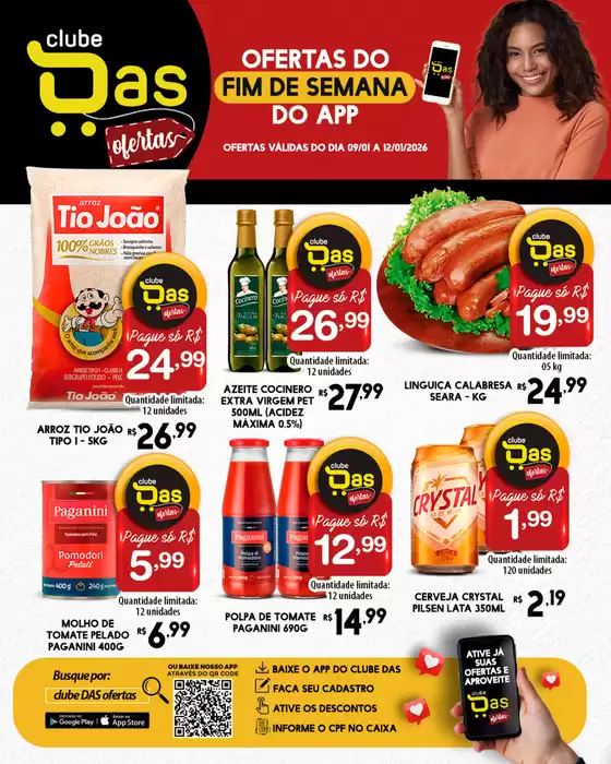 Catálogo Rede DAS em Salto | Ofertas Do Fim De Semana | 2026-01-09T00:00:00.000Z - 2026-01-12T00:00:00.000Z