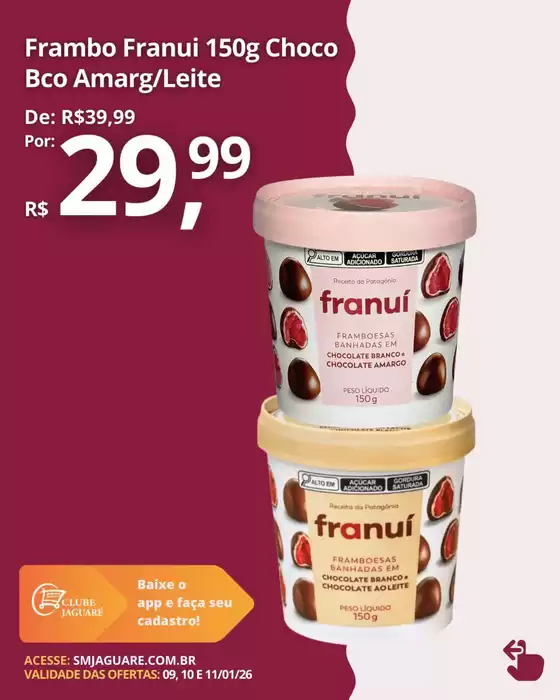 Catálogo Supermercado Jaguaré em São Paulo | Encarte Supermercado Jaguaré | 2026-01-09T00:00:00.000Z - 2026-01-11T00:00:00.000Z
