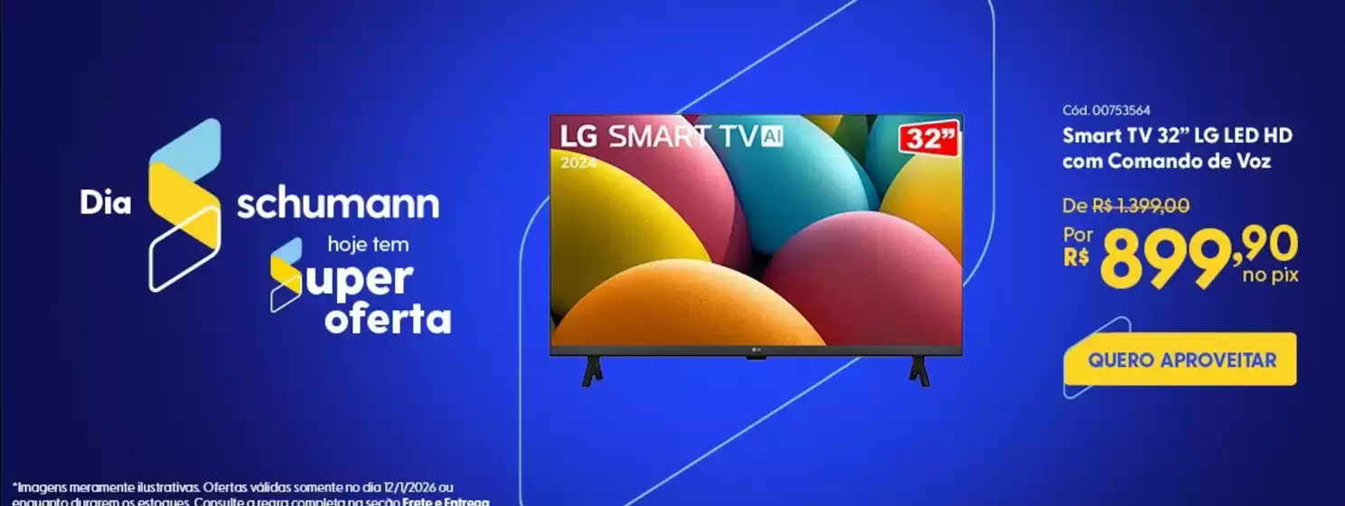 Catálogo Schumann em Jaboticabal | Ofertas Schumann | 2026-01-12T00:00:00.000Z - 2026-01-12T00:00:00.000Z